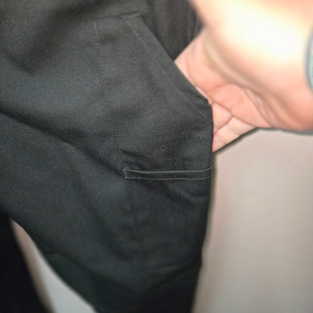 Landau Uniform Pants Mens 36 Black Cargo Medical Scrub Work Pants NWT - Picture 5 of 11